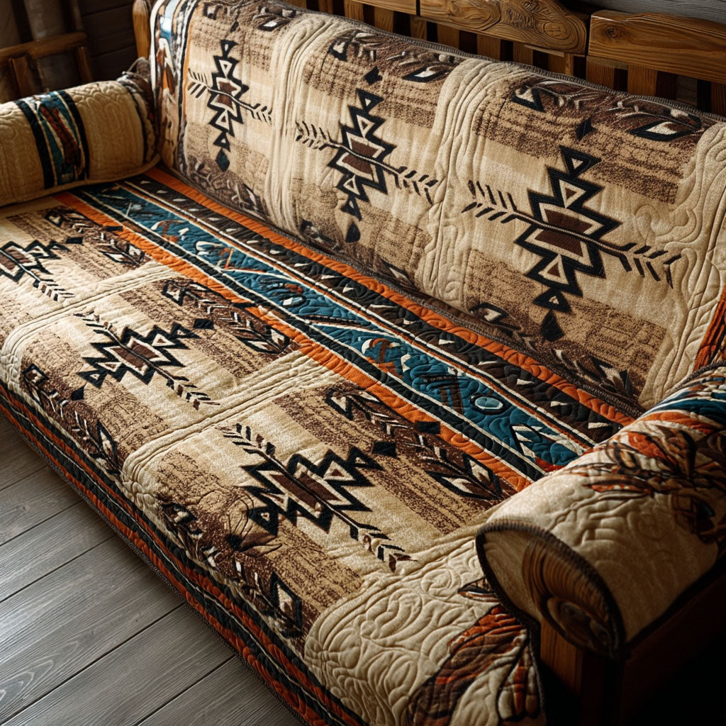 The Long Trail Home Quilted Sofa Cover NCU0PT11208