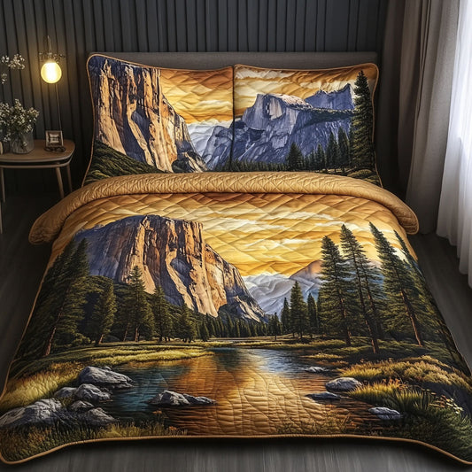 The Mighty El Capitan 3-Piece Quilted Bedding Set NCU0PT6291