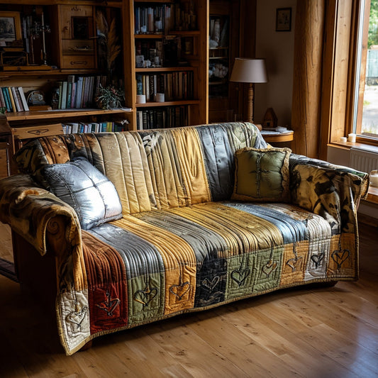 The Old Boathouse Quilted Sofa Cover NCU0PT11091