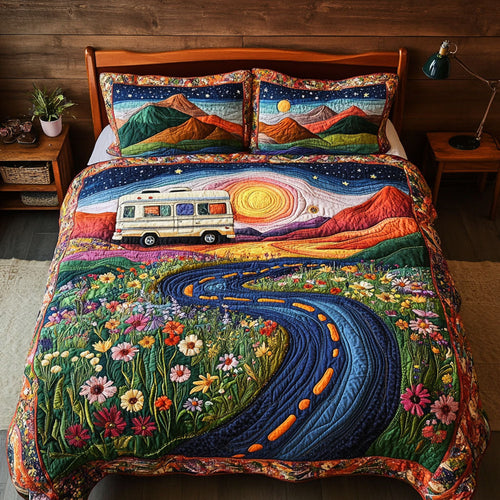 The Open Road 3-Piece Quilted Bedding Set NCU0PT6094