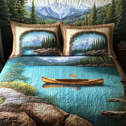 The Paddle Experience 3-Piece Quilted Bedding Set NCU0PT6496