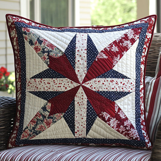 The Patriot Patch Quilted Pillow Case NCU0PT7241