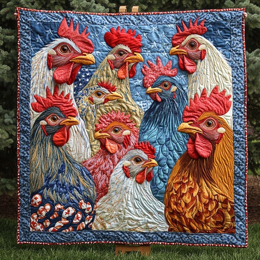 The Patriotic Coop Quilted Blanket NCU0PT3930