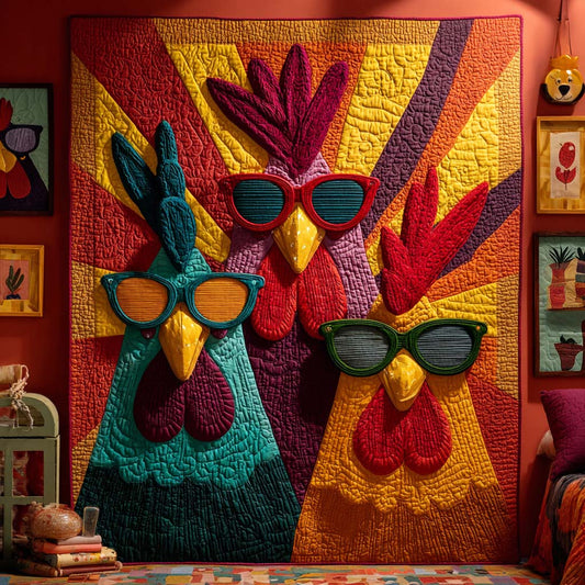 The Peckfather Quilted Blanket NCU0XD007