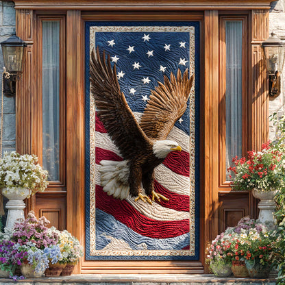 The Pioneer Pride Star Quilted Door Cover NCU0PT11643
