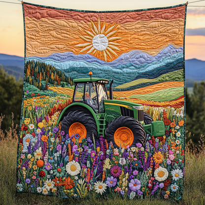 The Plowing Power Quilted Blanket NCU0DV4414