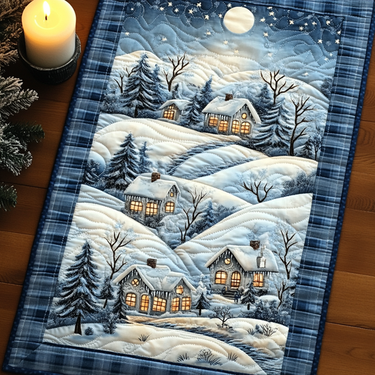 The Quiet Village Quilted Table Runner NCU0DV1953