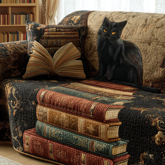 The Reading Muse Quilted Sofa Cover NCU0TV757