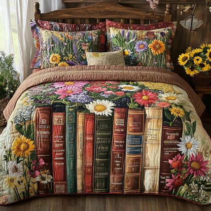 The Reading Retreat 3-Piece Quilted Bedding Set NCU0VL1410