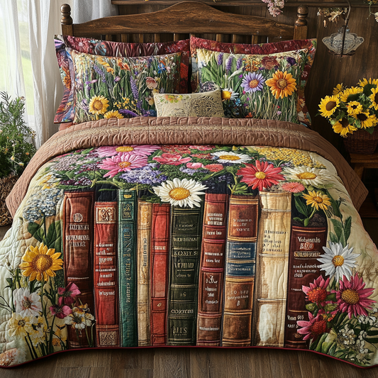 The Reading Retreat 3-Piece Quilted Bedding Set NCU0VL1410