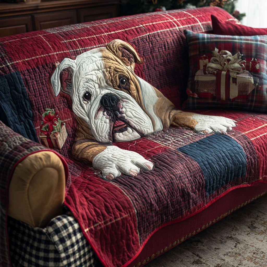 The Regal Pup Quilted Sofa Cover NCU0PT9928