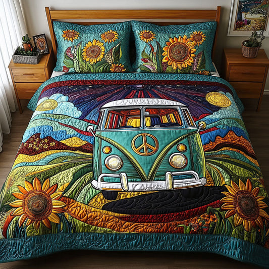 The Roadtrip Icon 3-Piece Quilted Bedding Set NCU0PT5445