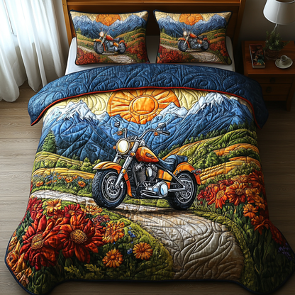 The Scenic Ride 3-Piece Quilted Bedding Set NCU0DV4362