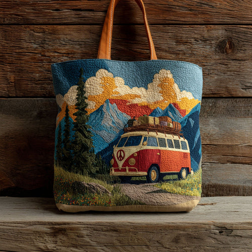 The Scenic Route Quilted Tote Bag NCU0PT8237