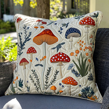 The Shroom Haven Quilted Pillow Case NCU0PT7185
