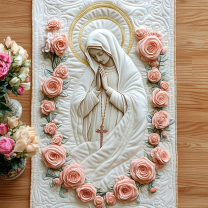 The Silent Grace Quilted Table Runner NCU0NT7810