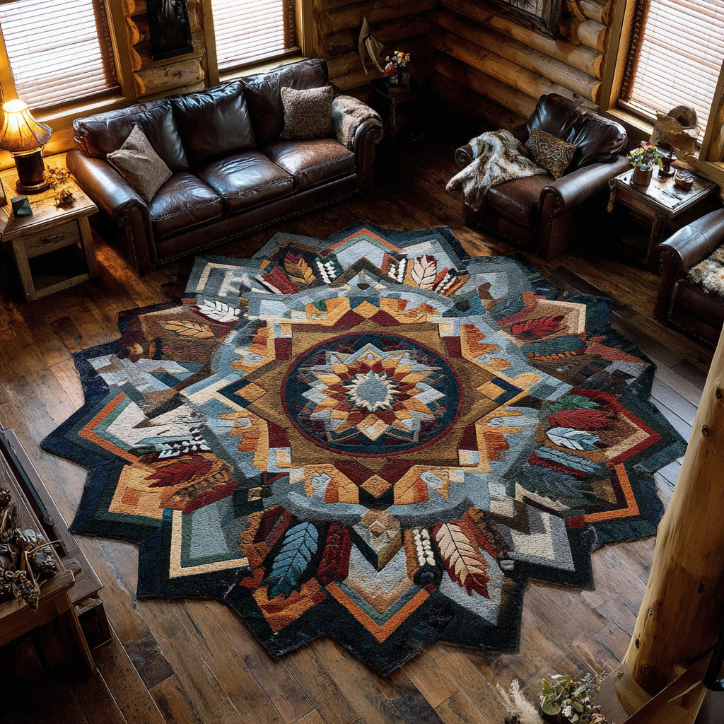 The Sovereign Star Custom Shape Area Rug NCU0PT11601 – Vantique