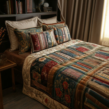The Storytellers Retreat 3-Piece Quilted Bedding Set NCU0PT5072