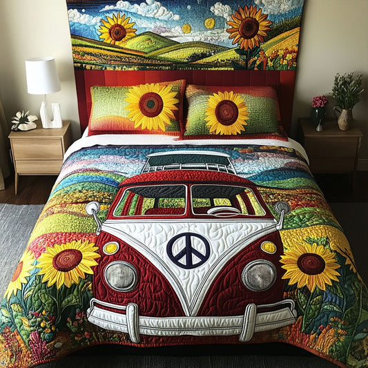 The Sun Chaser 3-Piece Quilted Bedding Set NCU0PT5446