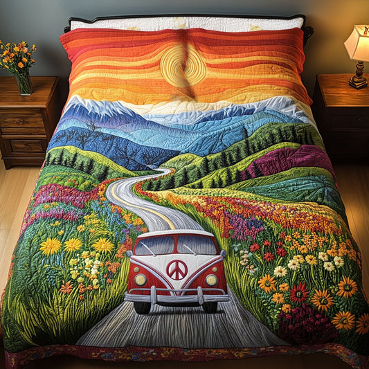 The Sunset Ride 3-Piece Quilted Bedding Set NCU0PT6221