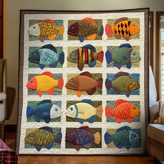 The Tackle Box Club Quilted Blanket NCU0PT6974
