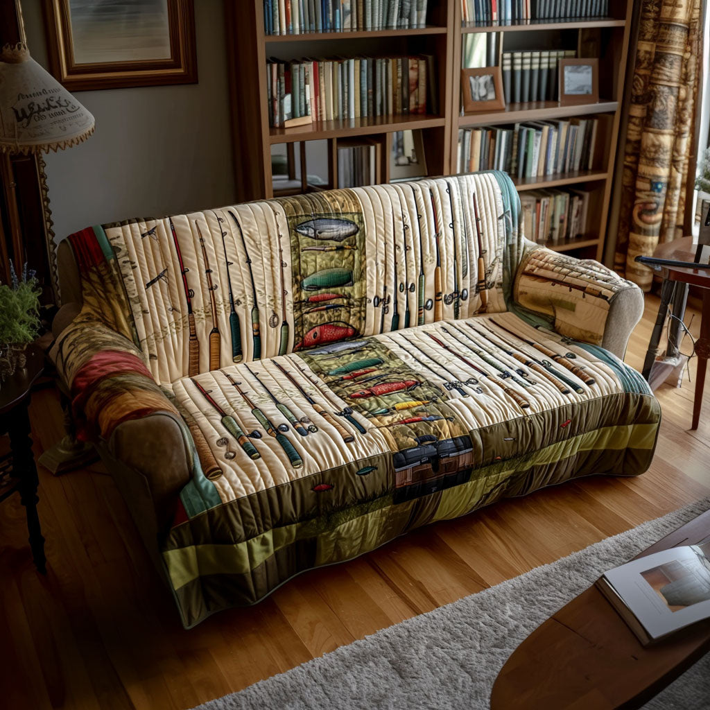 The Tackle Drawer Quilted Sofa Cover NCU0PT11092