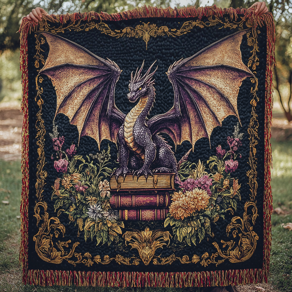 The Twilight Drake Woven Sofa Blanket NCU0DV3943
