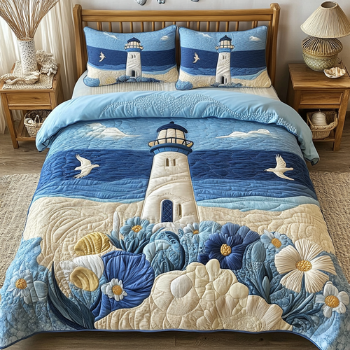 The Watchtower 3-Piece Quilted Bedding Set NCU0VL1396