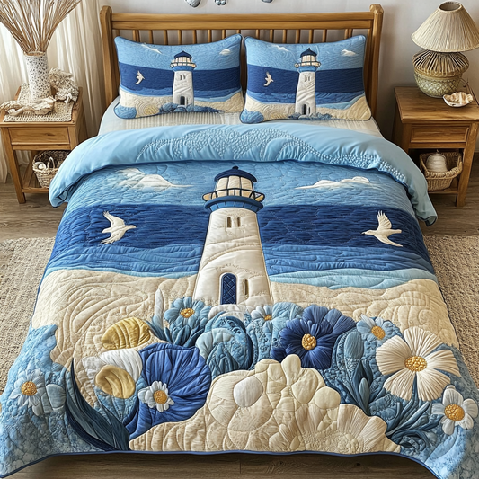 The Watchtower 3-Piece Quilted Bedding Set NCU0VL1396