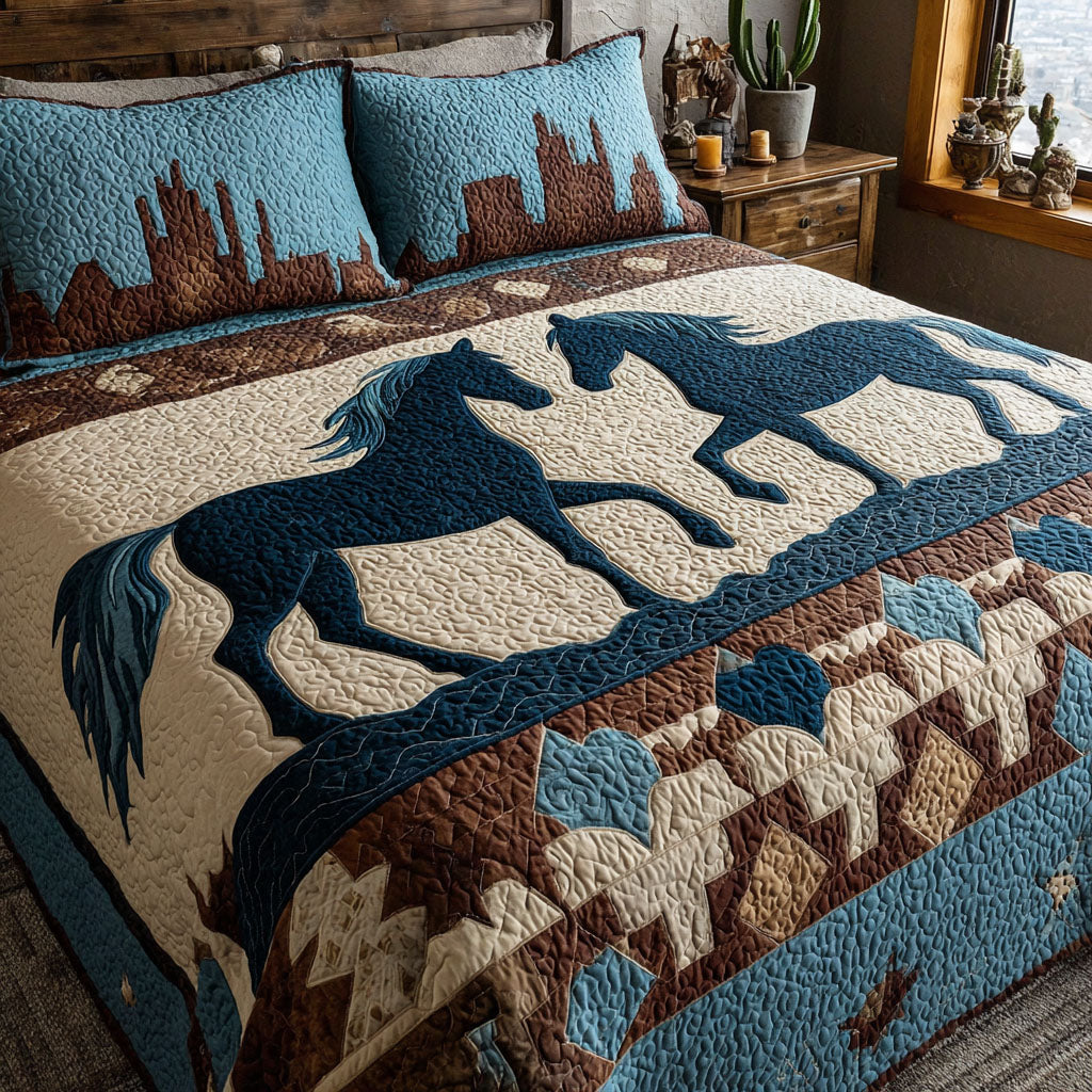 The Wild Is Ours 3-Piece Quilted Bedding Set NCU0PT11048