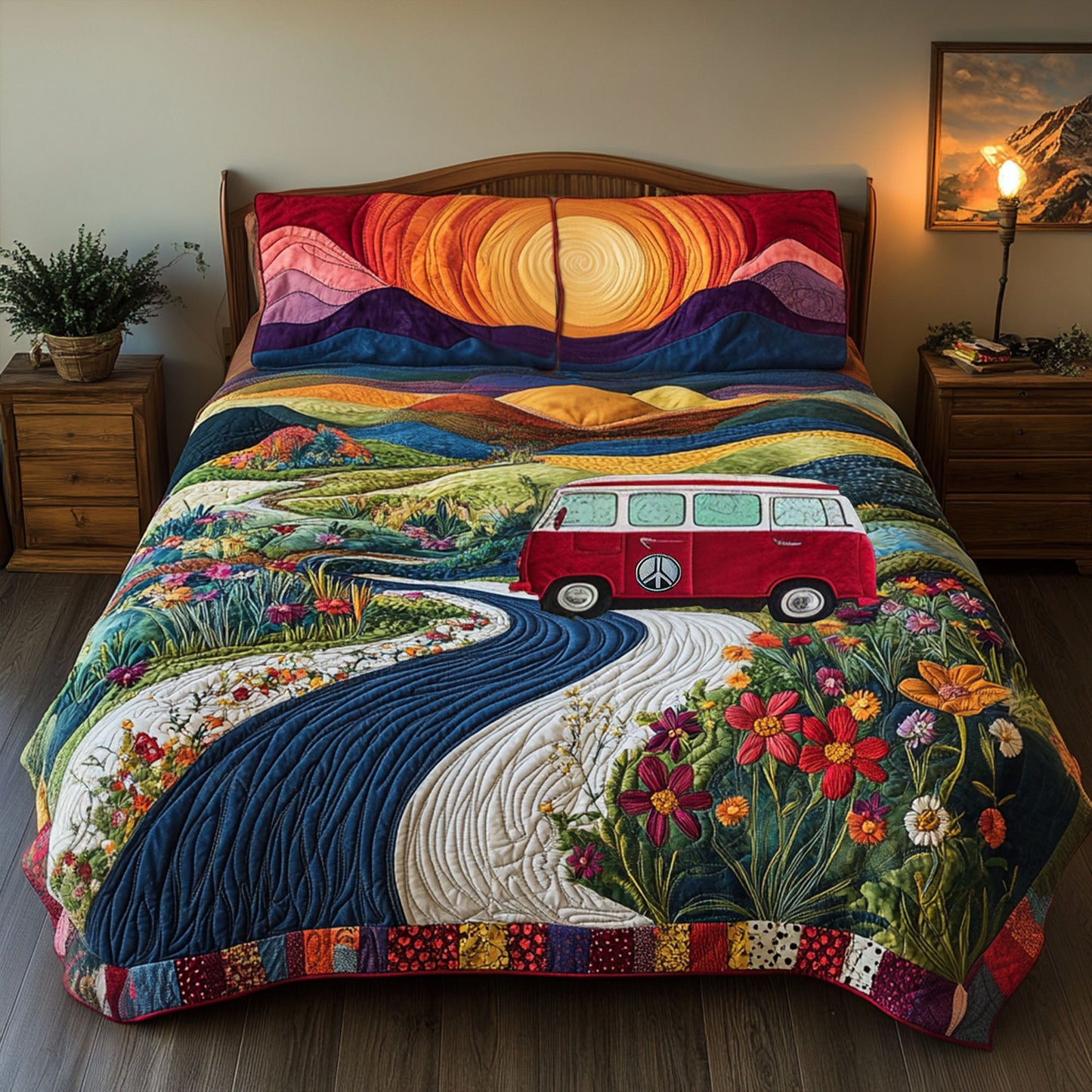 The Wildflower Route 3-Piece Quilted Bedding Set NCU0PT6223