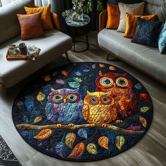 The Wise Guardians Quilted Round Mat NCU0PT5859
