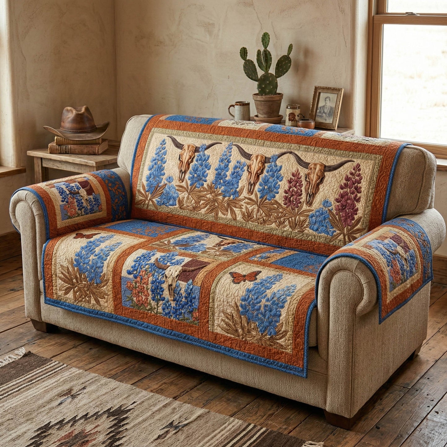 Thornhorn Echo Quilted Sofa Cover NCU0TD2757