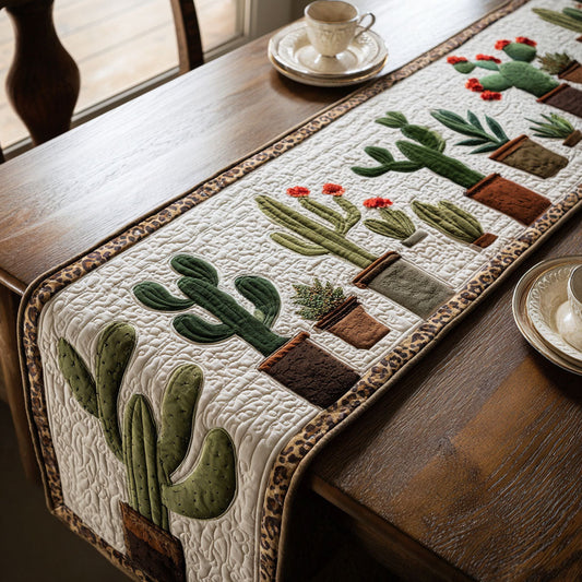 Thorny Treasure Quilted Table Runner NCU0PT8842
