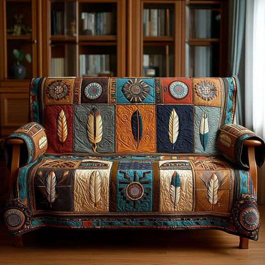 Threads of the Open Sky Quilted Sofa Cover NCU0PT11209