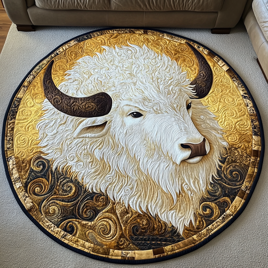 Thunder Hoof Quilted Round Mat NCU0DK4984
