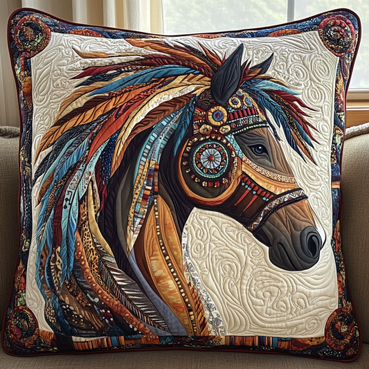 Thunder Steed Quilted Pillow NCU0VH242