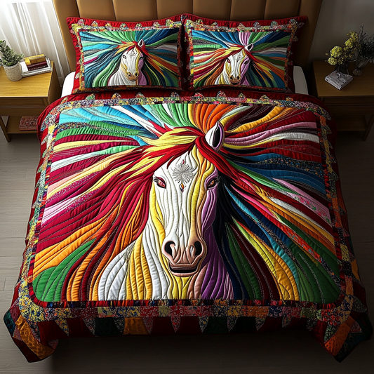 Thunder Stride 3-Piece Quilted Bedding Set NCU0DK4735