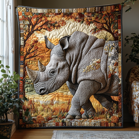 Thundering Rhino Quilted Blanket NCU0DV3771