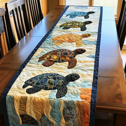Tidal Drifter Quilted Table Runner NCU0DK4611