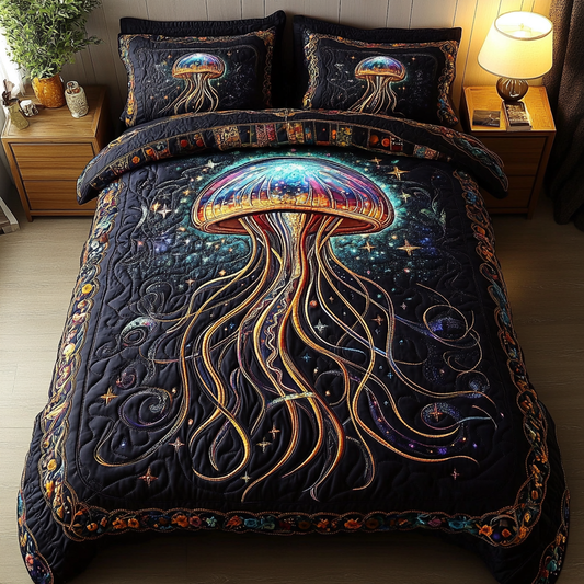 Tidal Elegance 3-Piece Quilted Bedding Set NCU0DK4130