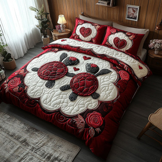 Tidal Love 3-Piece Quilted Bedding Set NCU0PT2892
