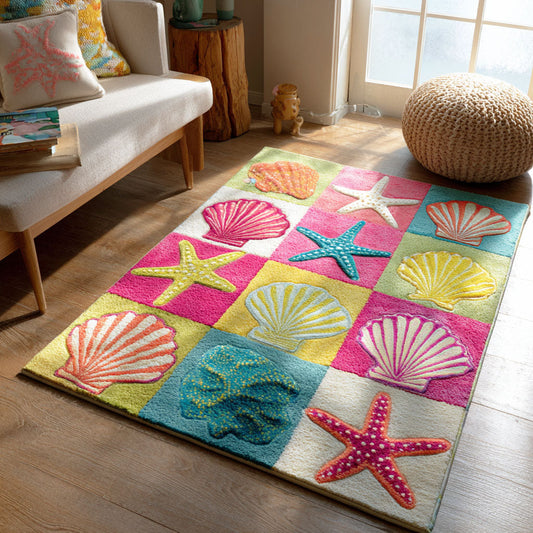 Tidal Shells Area Rug NCU0TD2196