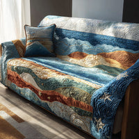 Tide Rise Quilted Sofa Cover NCU0PT10931
