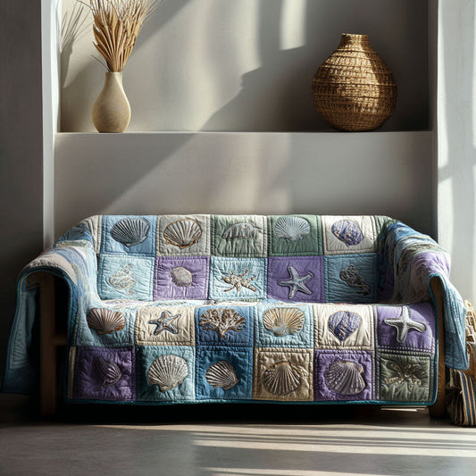 Tidepool Memories Quilted Sofa Cover NCU0PT11150
