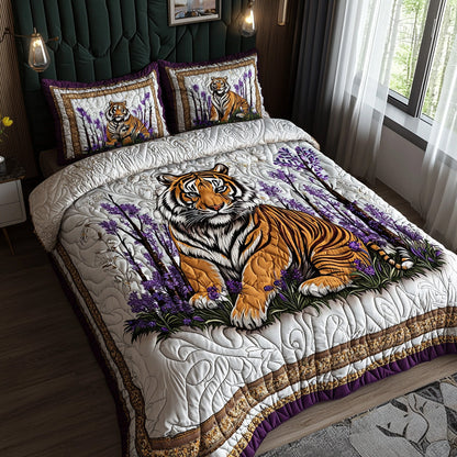 Tiger Forest 3-Piece Quilted Bedding Set NCU0DV6480
