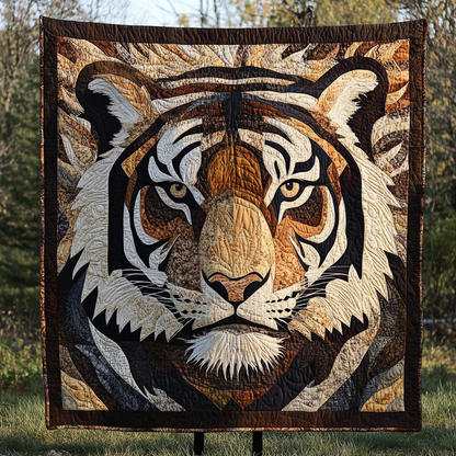 Tiger Prowl Quilted Blanket NCU0DK1843