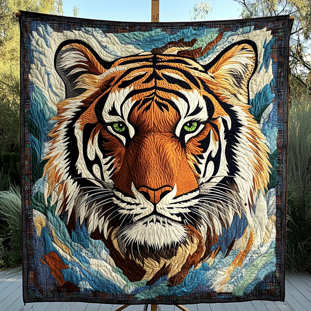 Tiger Spirit Quilted Blanket NCU0DK1850