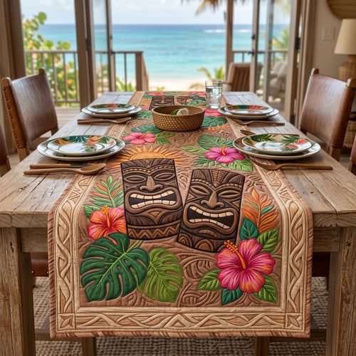 Tiki Vibes Quilted Table Runner NCU0DV9758