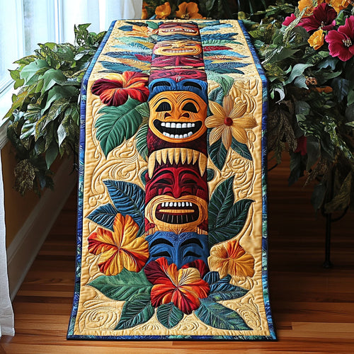 Tiki Reflections Quilted Table Runner NCU0PT6385